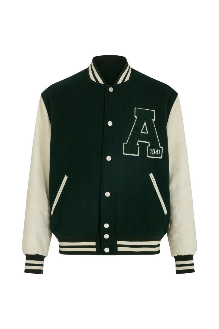 A For Albert Varsity Jacket – Albert Clothing
