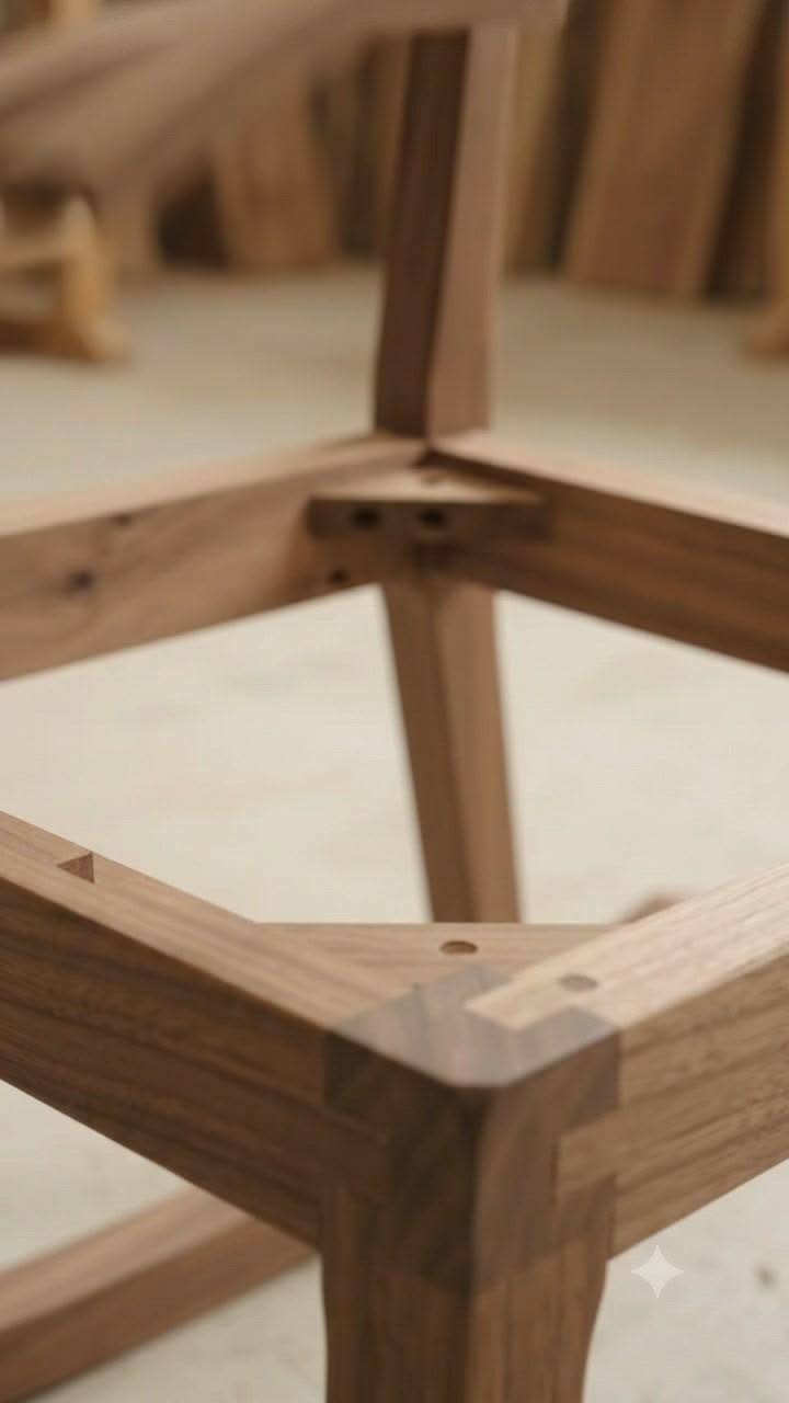 Watch this beautiful wooden rocking chair come together with