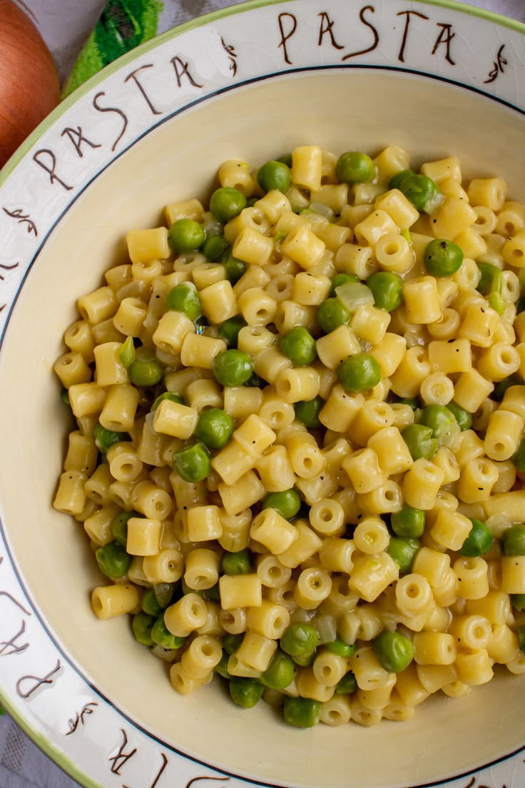 Pasta e Piselli (Pasta and Peas) is a beloved one-pot meal f