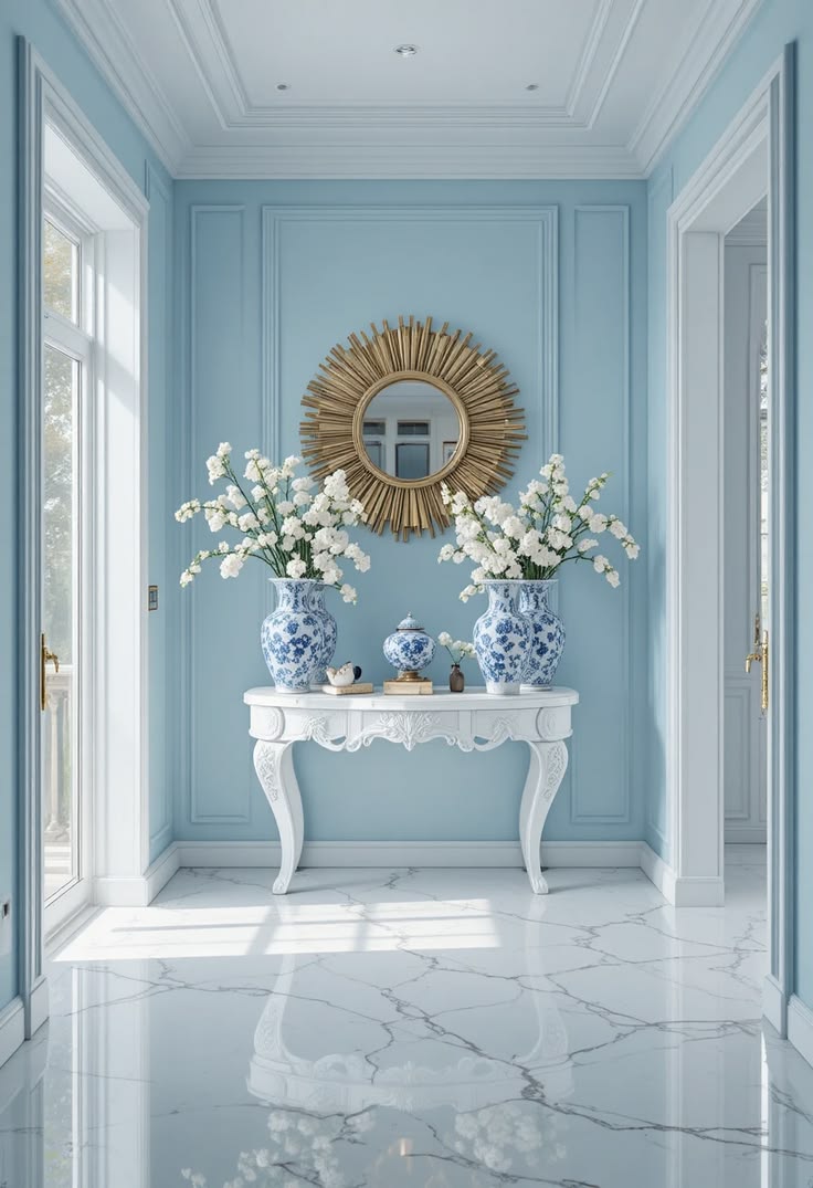 Create a fresh and sophisticated first impression with this 