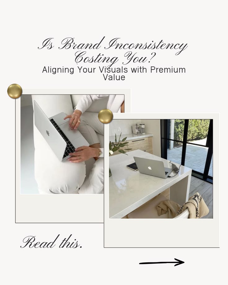 When your graphics and website look cohesive, people trust y