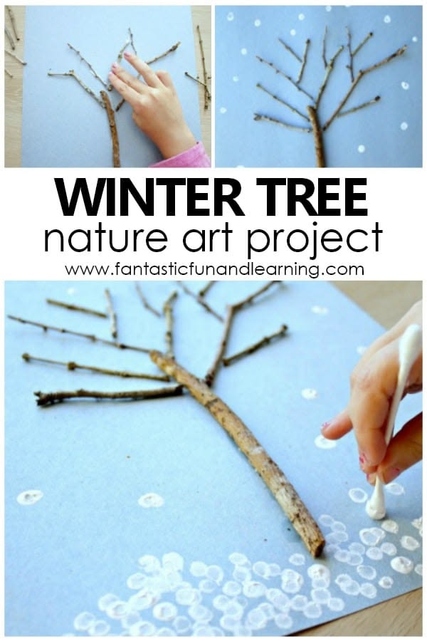 Winter Tree Art for Kids