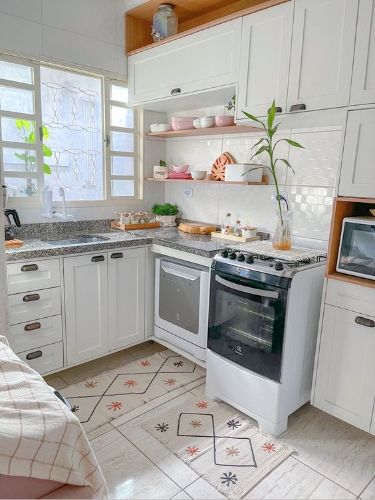 Decoração. Estilo escandinavia de cozinha!