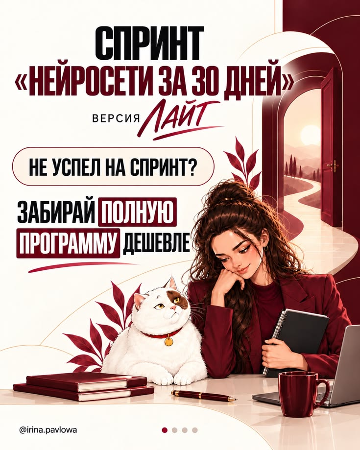 ИИ-СПРИНТ: версия Лайт за 990₽👇

20 уроков+ 20 заданий = 4 п
