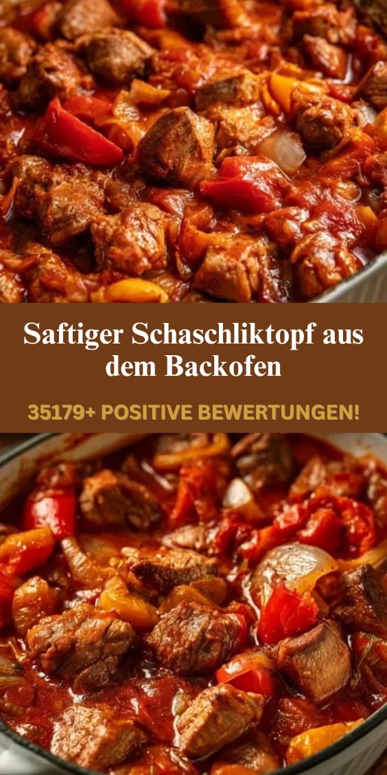 Dieser Schaschliktopf aus dem Backofen wird herrlich saftig,