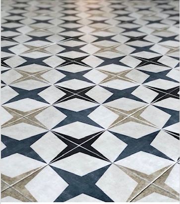 patterned floor tile
