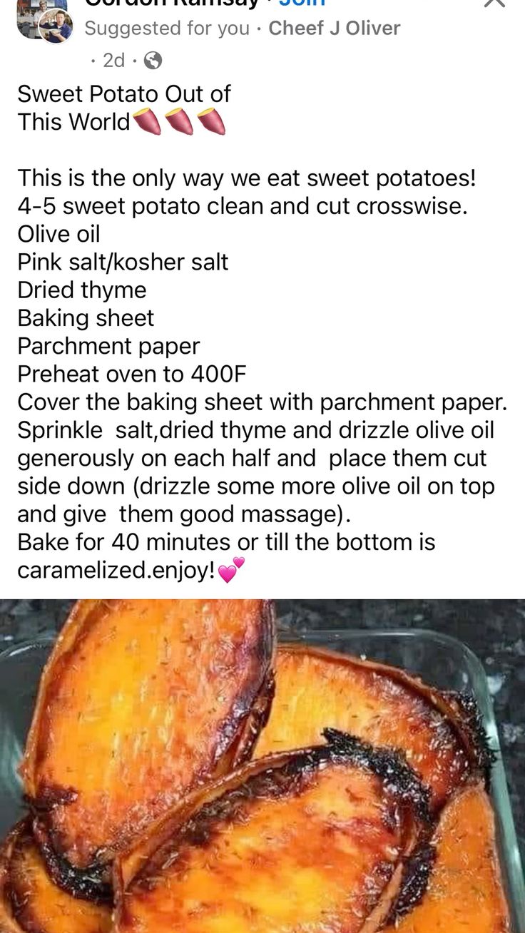 Sweet Potaties that are out of this world