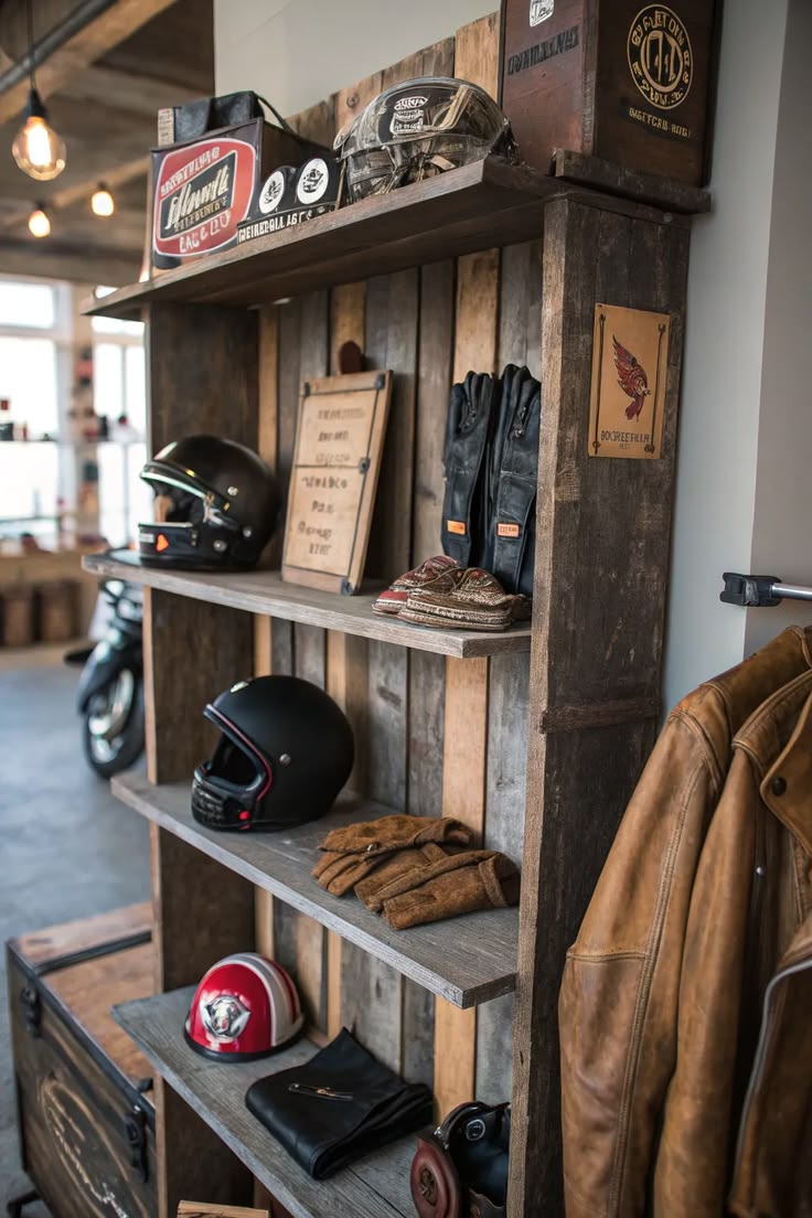18+ Smart Motorcycle Gear Storage Ideas