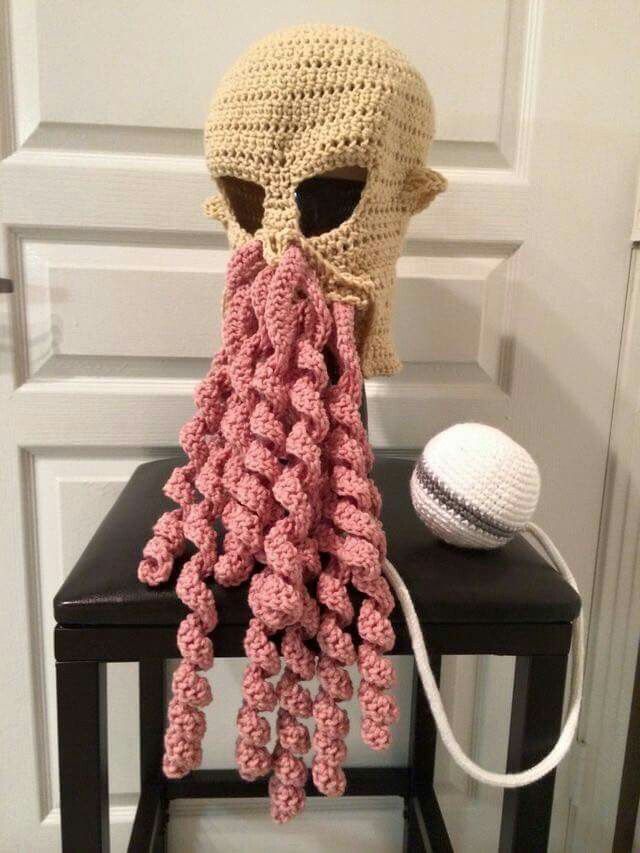 Crochet Ood hat - omg I want this so much it's a need