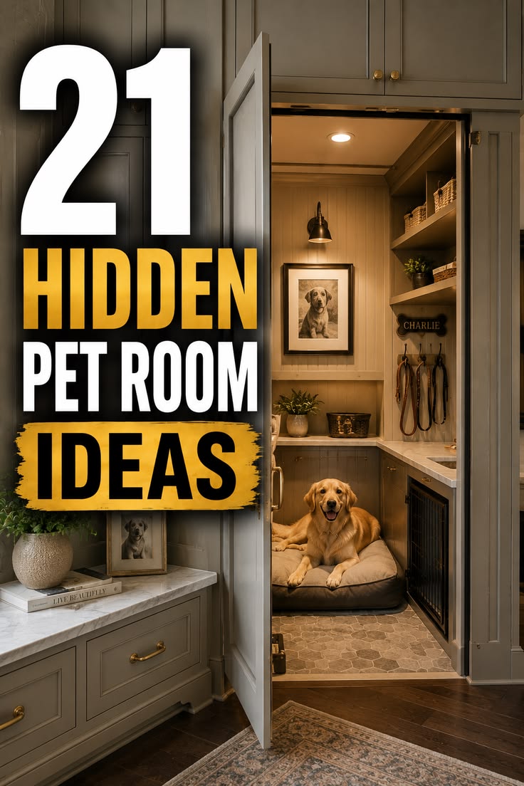 Hidden Pet Room Ideas are becoming increasingly popular amon