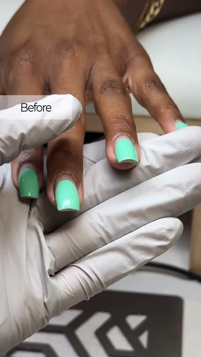 Before & After ✨
This soft, delicate shade looks absolutely 