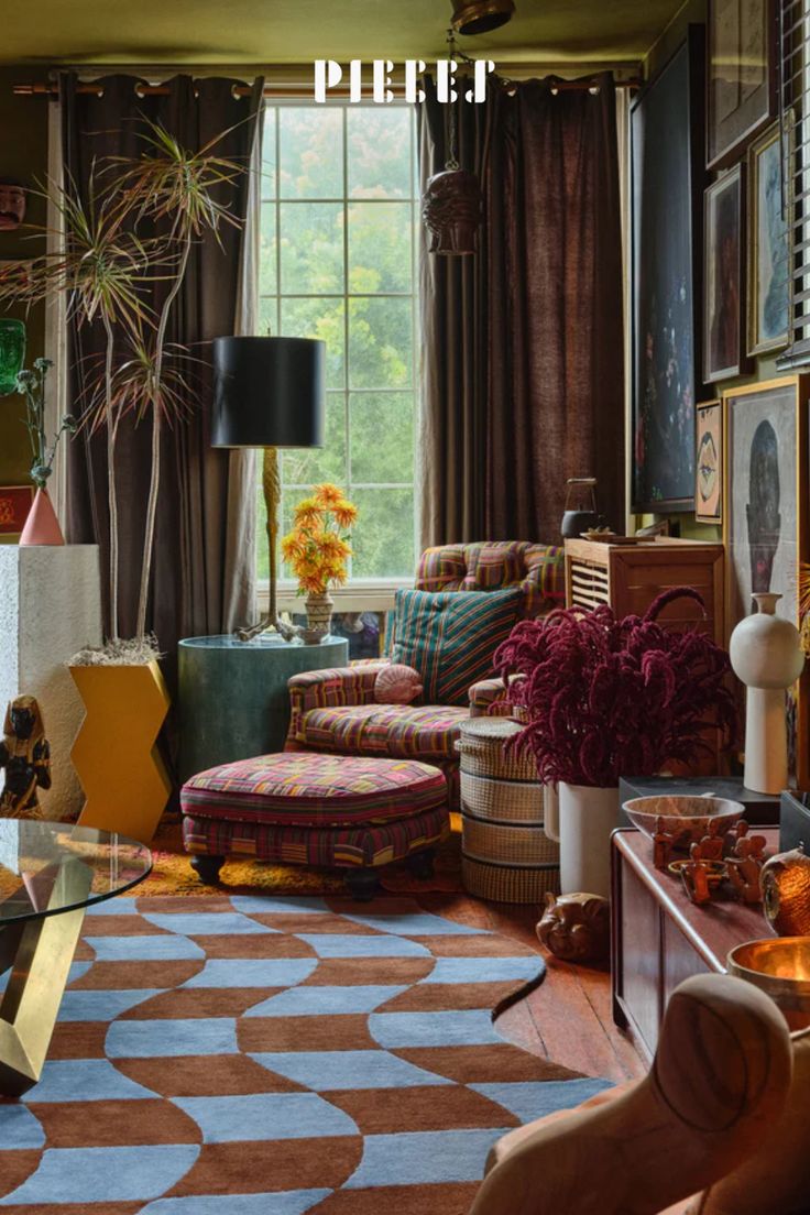 Ground your space with rich pattern and soulful contrast usi