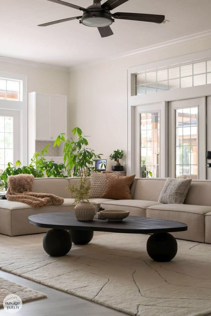 DIY Coffee Table with Ball Legs | How to make a coffee table