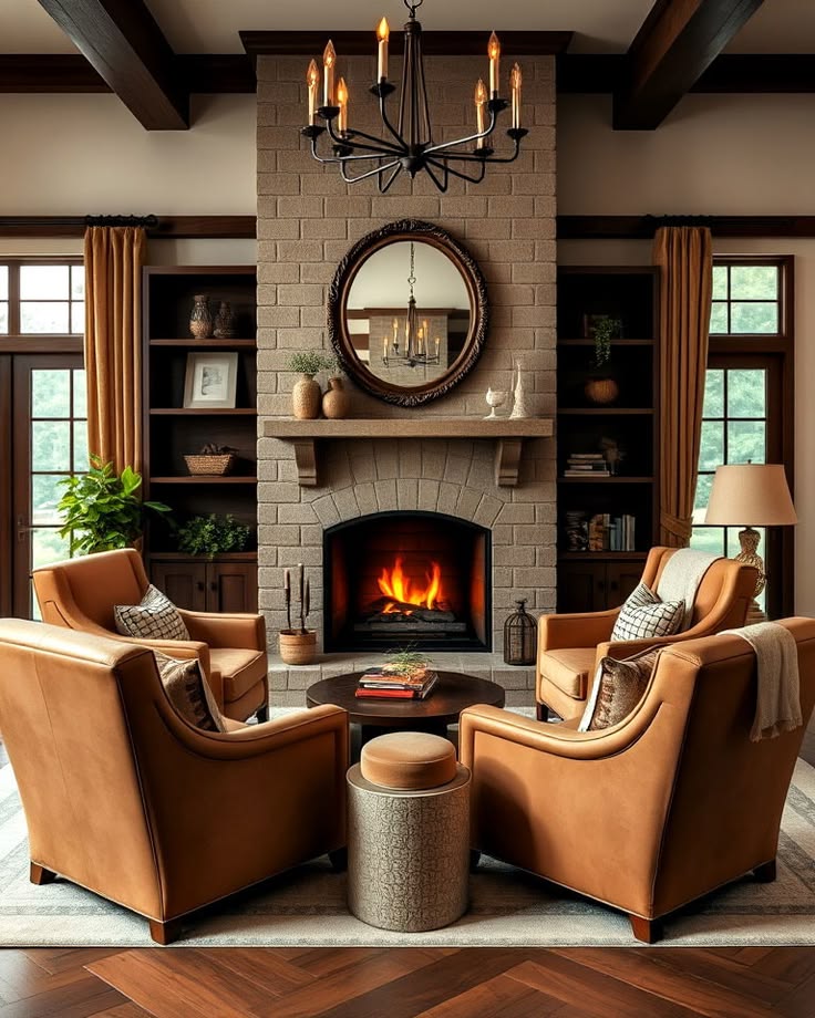 25 Fireplace Seating Ideas To Enhance Your Living Room