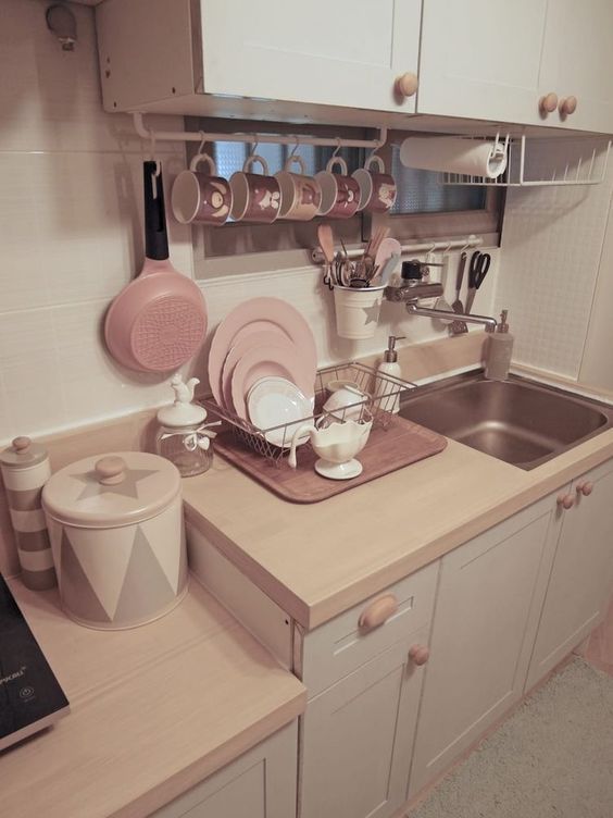 Korean kitchen asesthetic|Korean kitchen interior|Korean kit
