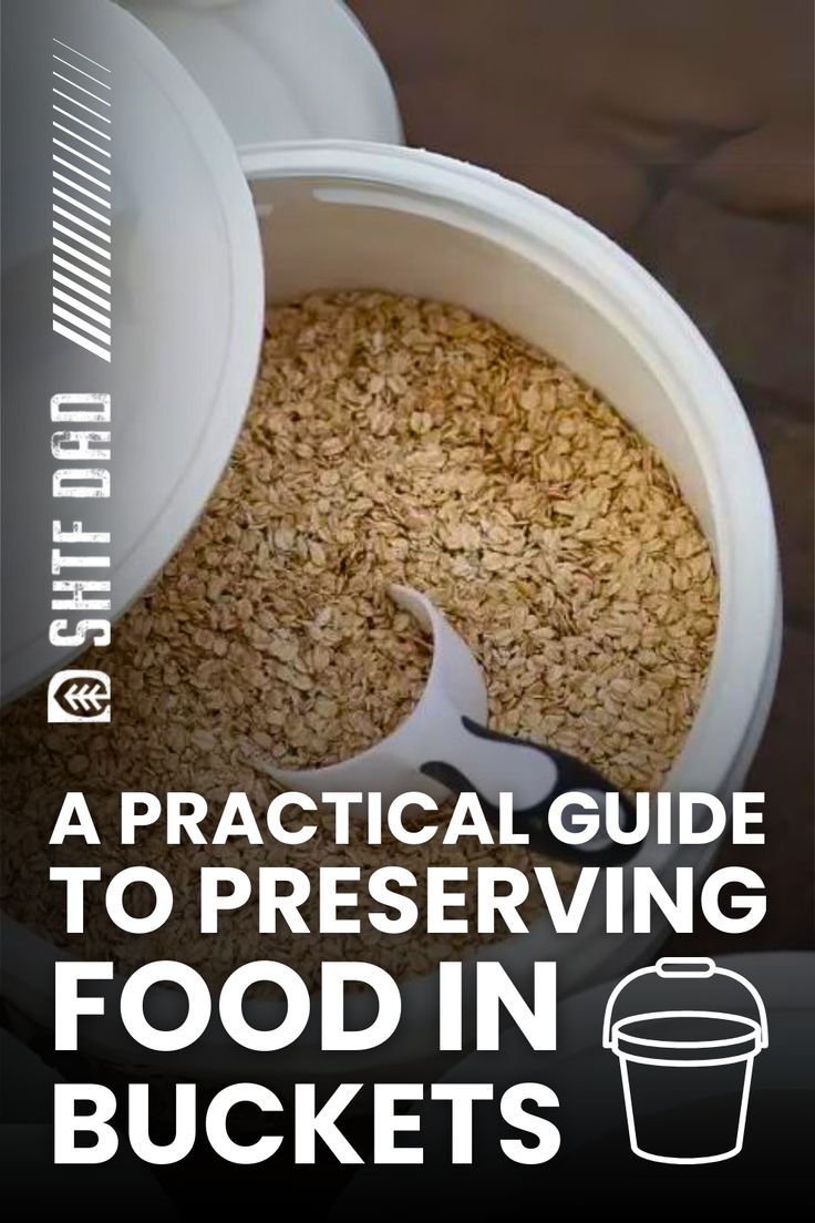 Learn the art of efficient food storage in buckets. Discover