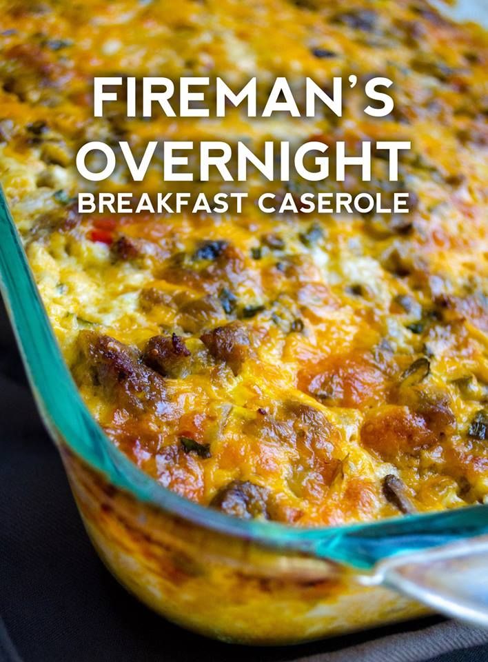 Fireman’s Overnight Breakfast Casserole With Country Gravy –