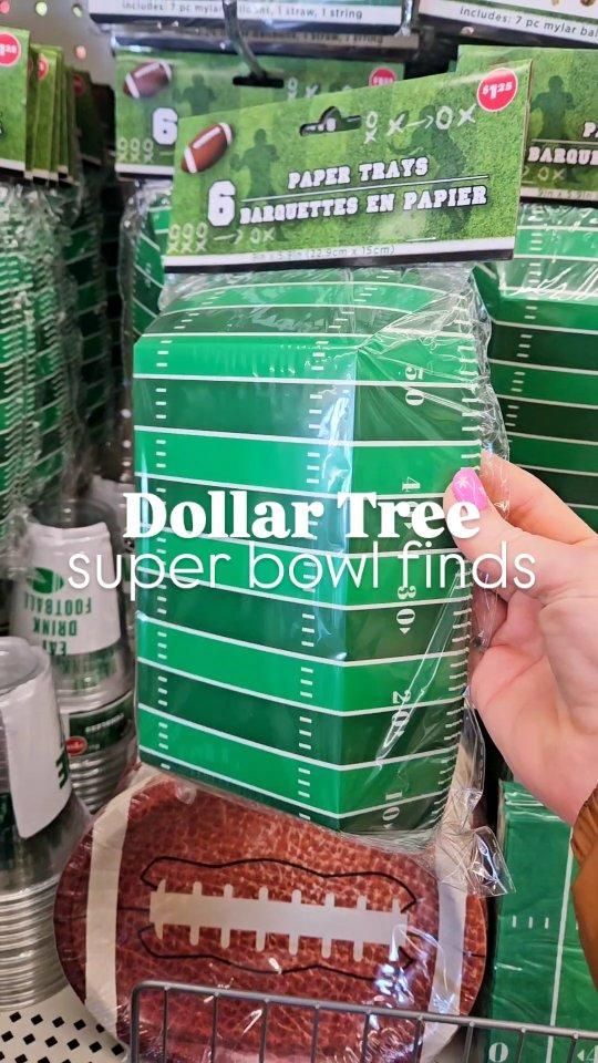 SUPER BOWL READY for $1.25 @dollartree   Guys I can't believ