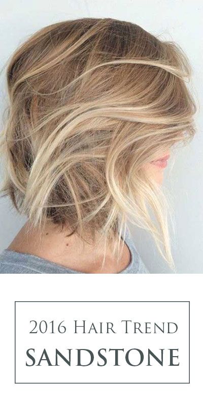 The perfect blonde hair color idea for 2016! Sandstone is a 