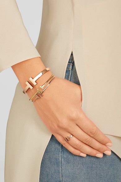 Tiffany & Co. - T Square 18-karat Rose Gold Cuff