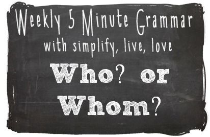 Who or Whom? Want to understand the ins and outs of this tro
