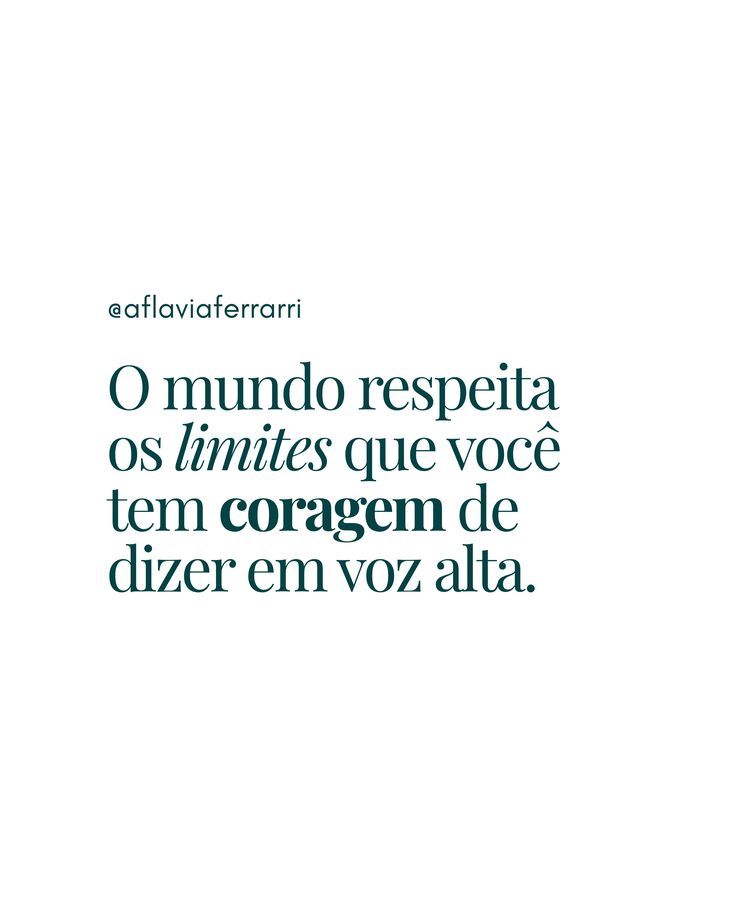 Você já reparou como é difícil dizer “não” quando a gente pa