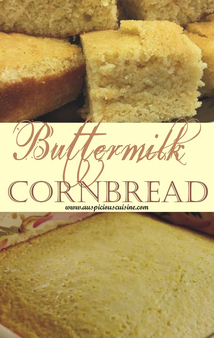 This is the sweet and moist Cornbread made by my grandmother