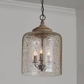 Capital Lighting Tybee 12 1/2" Wide 3-Light Nordic Grey Glas