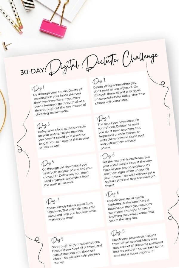 👉 Get these pages as a free PDF download. Decluttering your 