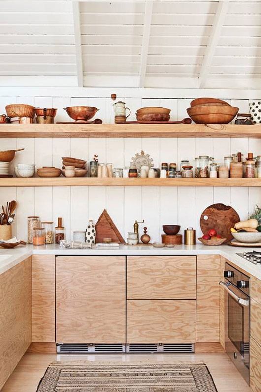plywood kitchen cabinets