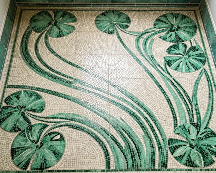 Discover 25 Art Nouveau Bathroom Ideas featuring organic lin