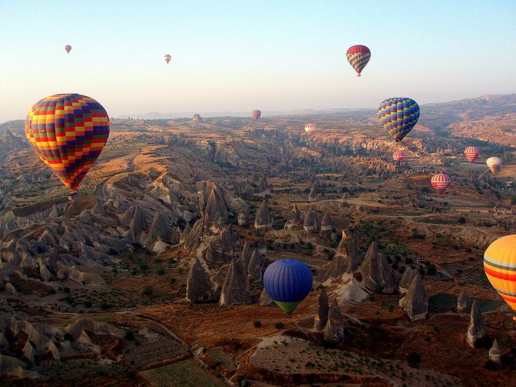 Balloons over Cappadocia, Turkey