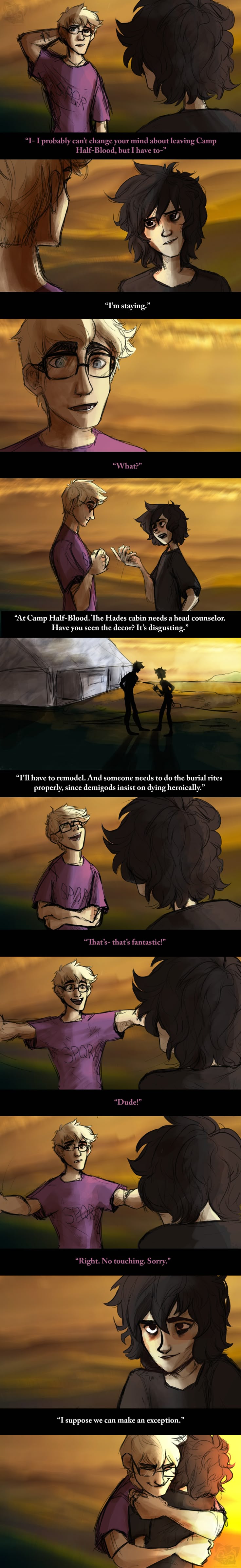 "Oh, man," Jason said. "Wait till I tell Piper. Hey, since I