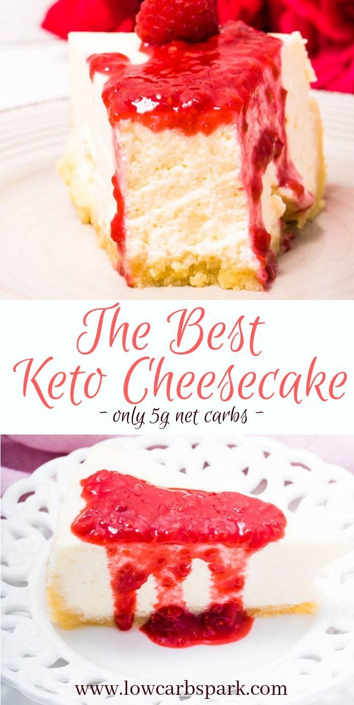 The Best Keto Cheesecake Recipe - Creamy & Dreamy This Keto 