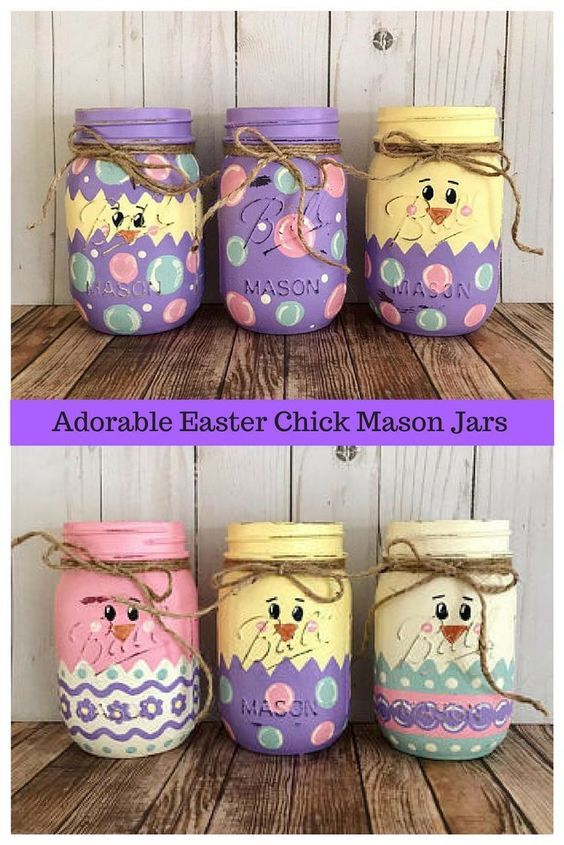 Easter Mason Jars