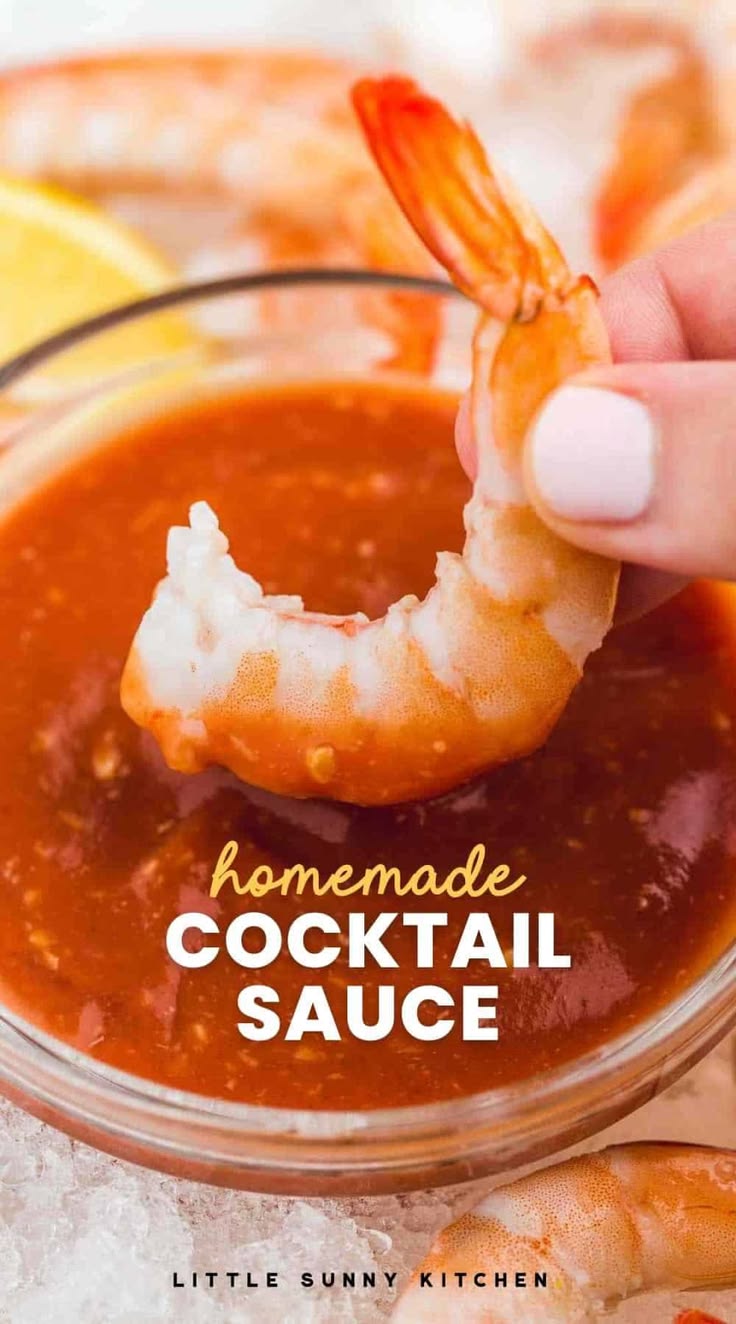 This simple, zesty and spicy shrimp cocktail sauce recipe pa