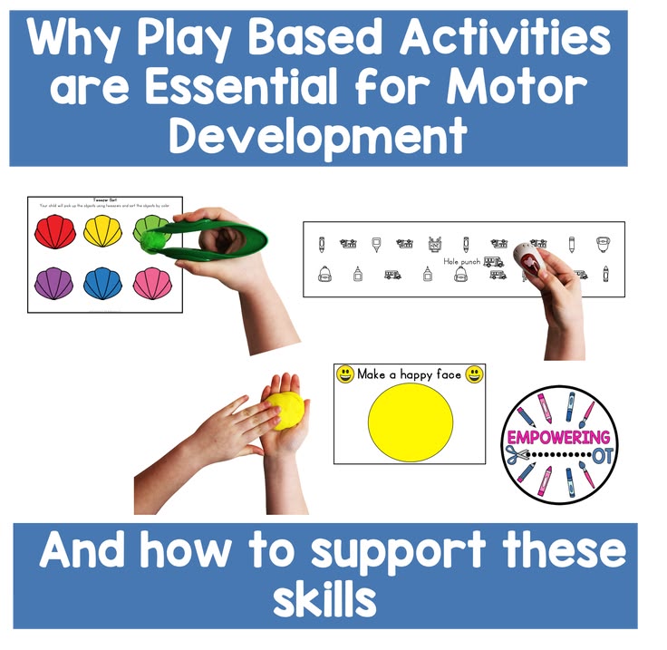 Learn why play-based fine and visual motor activities are es