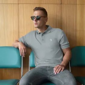 AfriKin White Men’s Premium Polo - AfriKin Marketplace