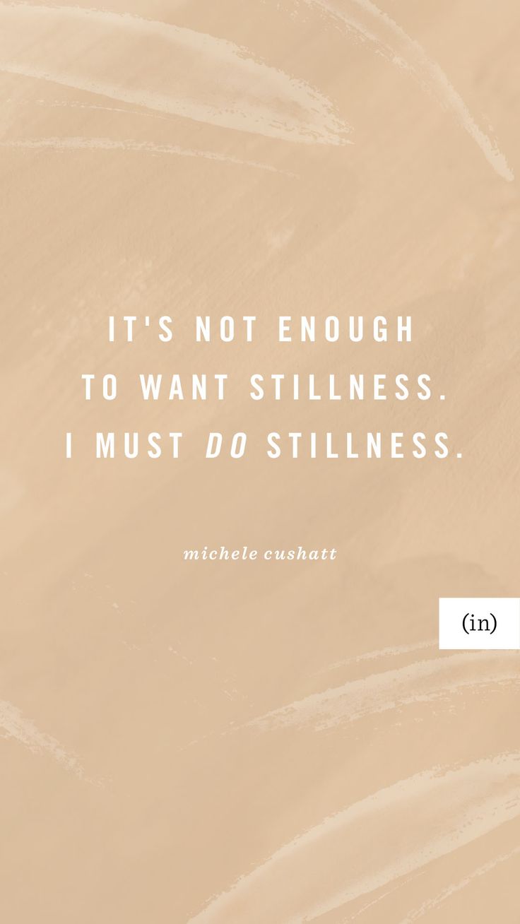 One Discipline We Need for the Calmness We Crave