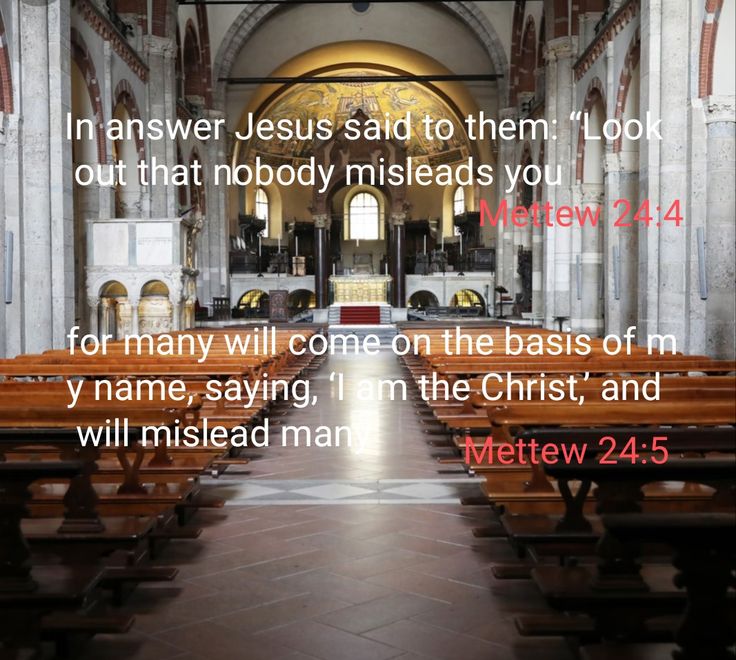 Mettew 24:4:5