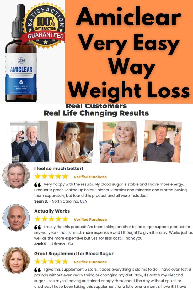 AMICLEAR - Blood Sugar /Diet/ Weight Loss/ Diabetes The four