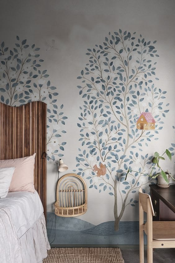 Add charm and imagination to a child’s bedroom with this whi