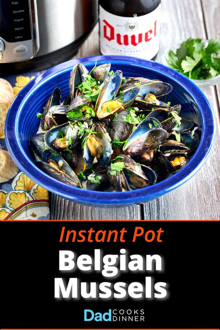 Instant Pot Belgian Mussels