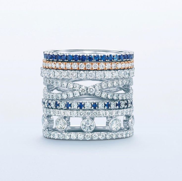 Create your sparkling stack! Whether worn alone or all toget