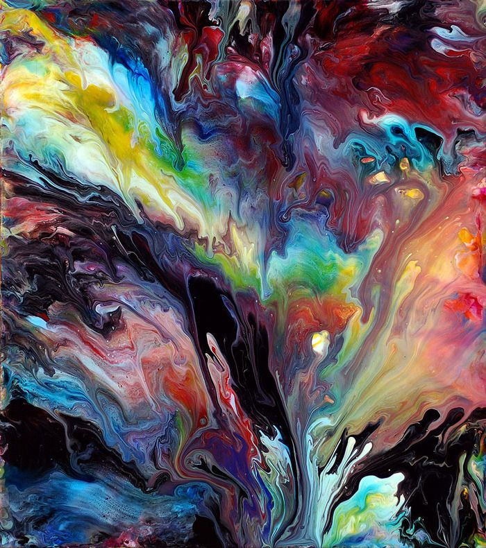 Abstract Fluid Painting 58 ...by Mark Chadwick