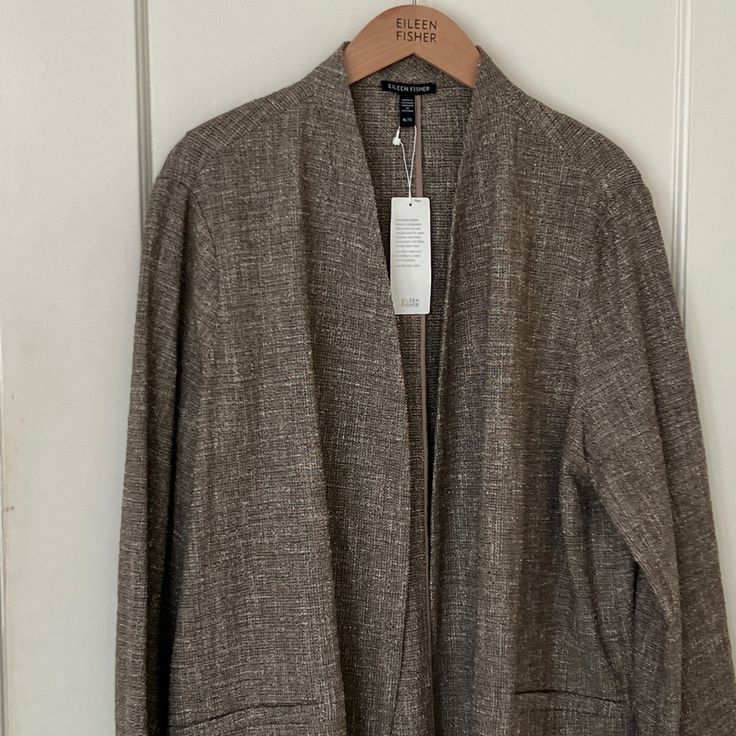 Gorgeous Eileen Fisher Loose Fit Jacket That Provides The Be