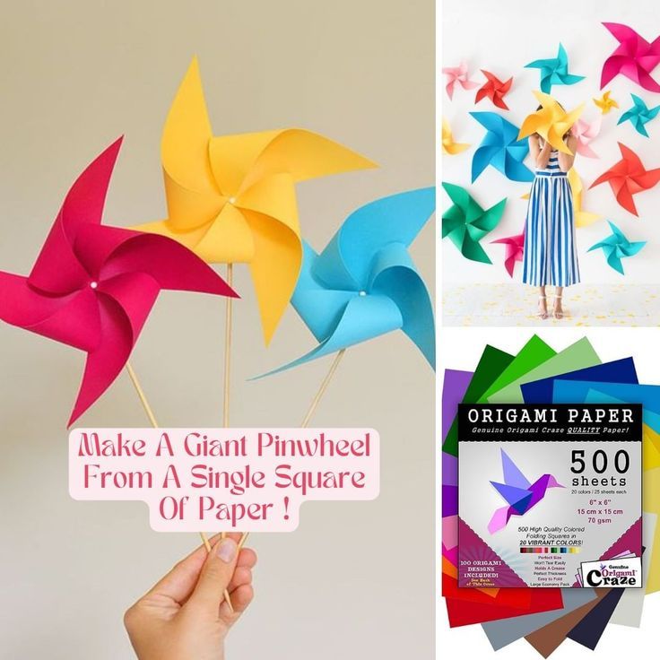 Pinwheels Without Pins That REALLY Spin! #CraftingForCogniti