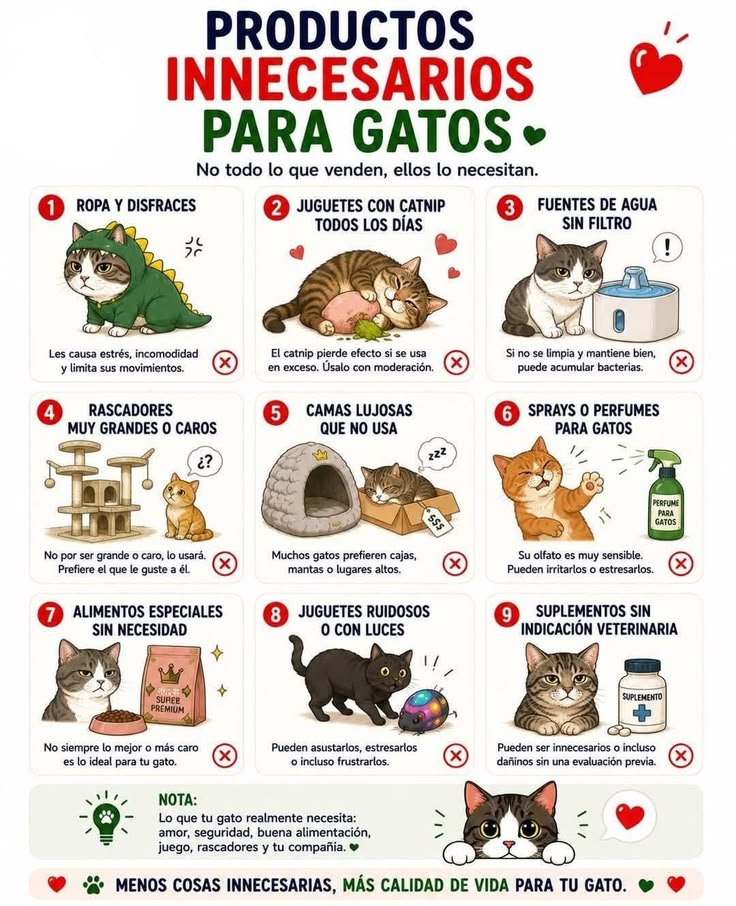 🐱 ¿Estás gastando dinero en cosas que tu gato realmente no n
