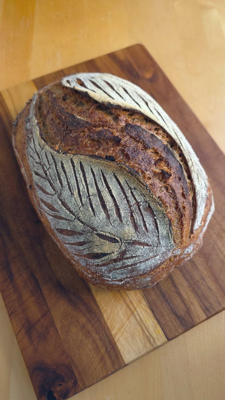 The recipe for the bread, Breadtopia Select Sourdough, can b
