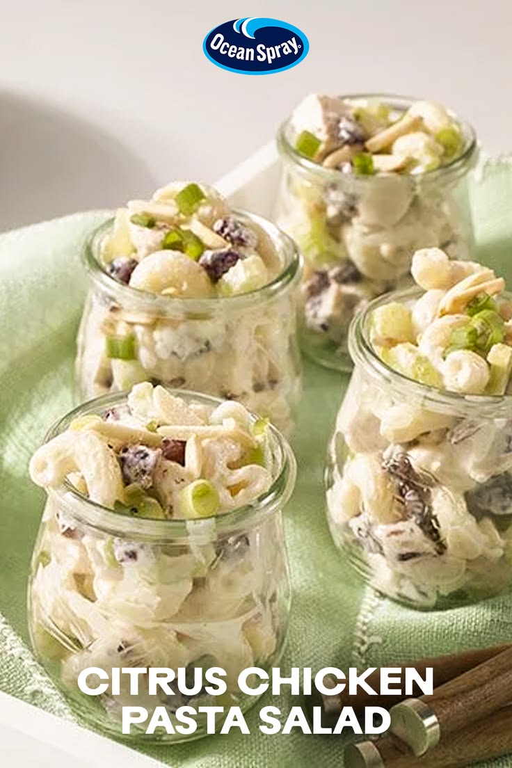 Citrus Chicken Pasta Salad